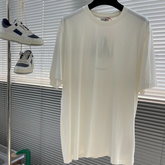 Saint Laurent embroidered logo short sleeves